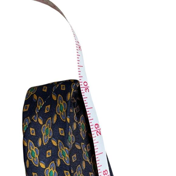 FENDI Silk Tie Navy - Picture 9 of 10